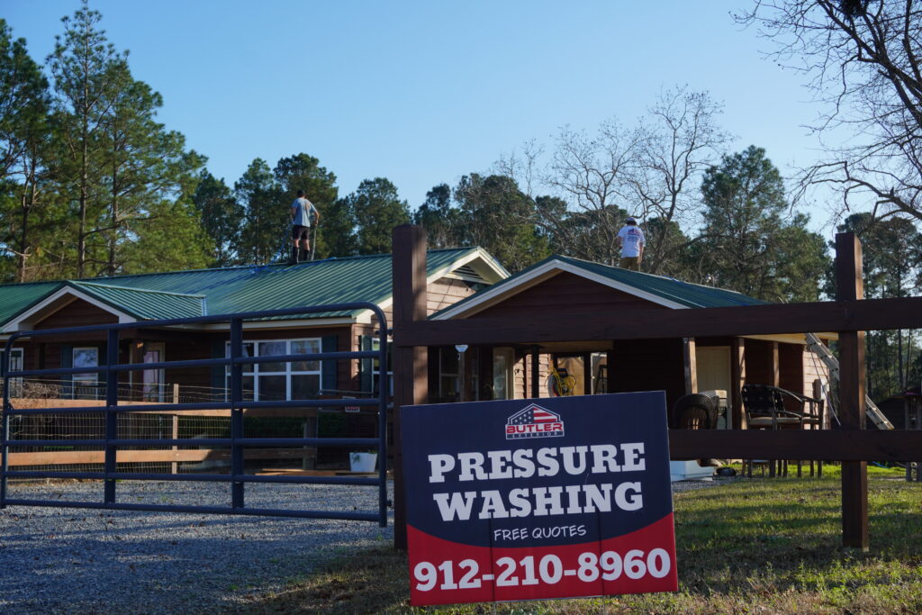 Exterior house cleaning in Statesboro, GA